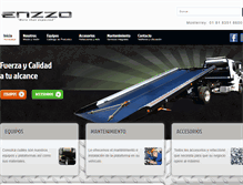 Tablet Screenshot of enzzo.com.mx